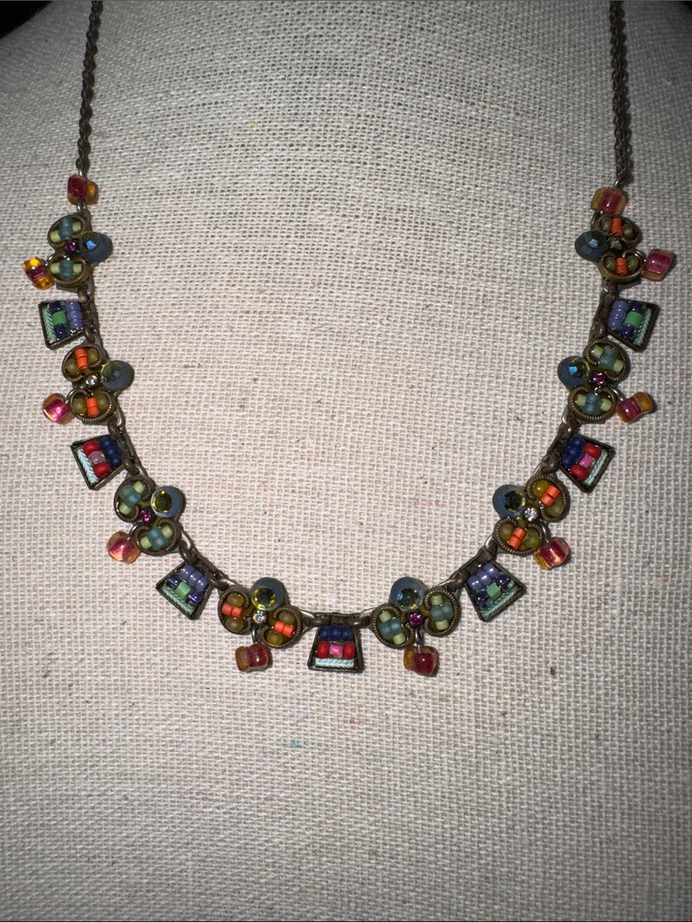 Ayala Bar Multicolor Beaded Statement Necklace - Women's Jewelry